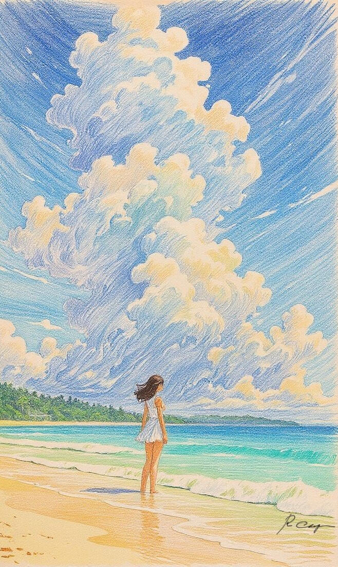 tropical-serenity-colored-pencil