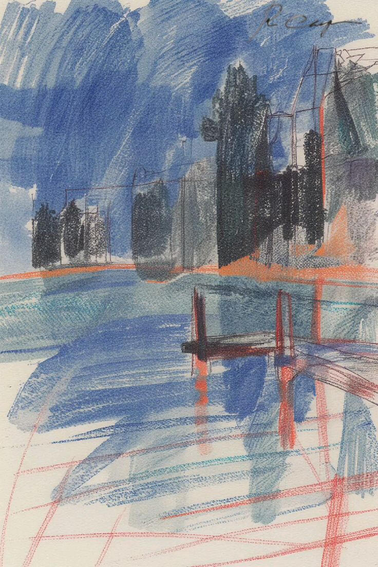 blackandblue crayons